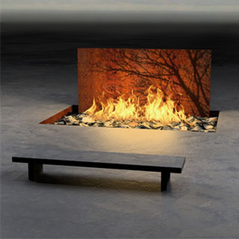 interesting fireplace design