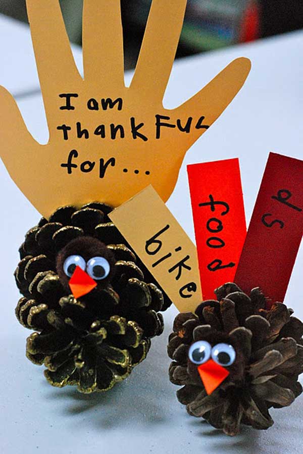 Top 32 Easy DIY Thanksgiving Crafts Kids Can Make - Amazing DIY