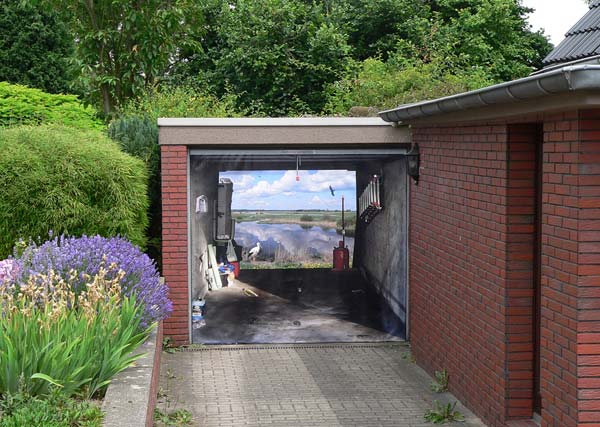 3D Garage Door Murals