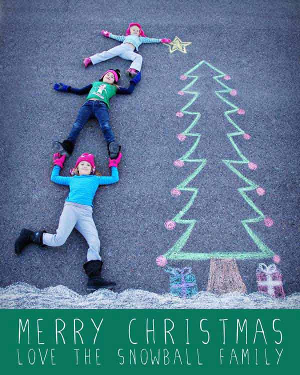 clever family christmas cards