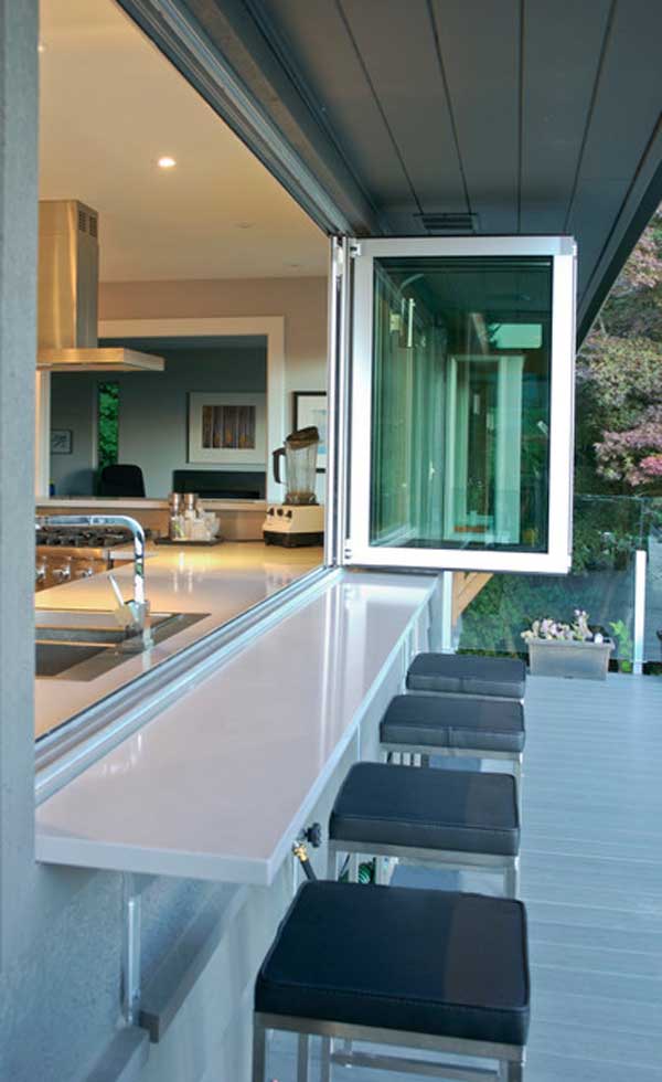 22 Brilliant Kitchen Window Bar Designs You Would Love To Own - Amazing