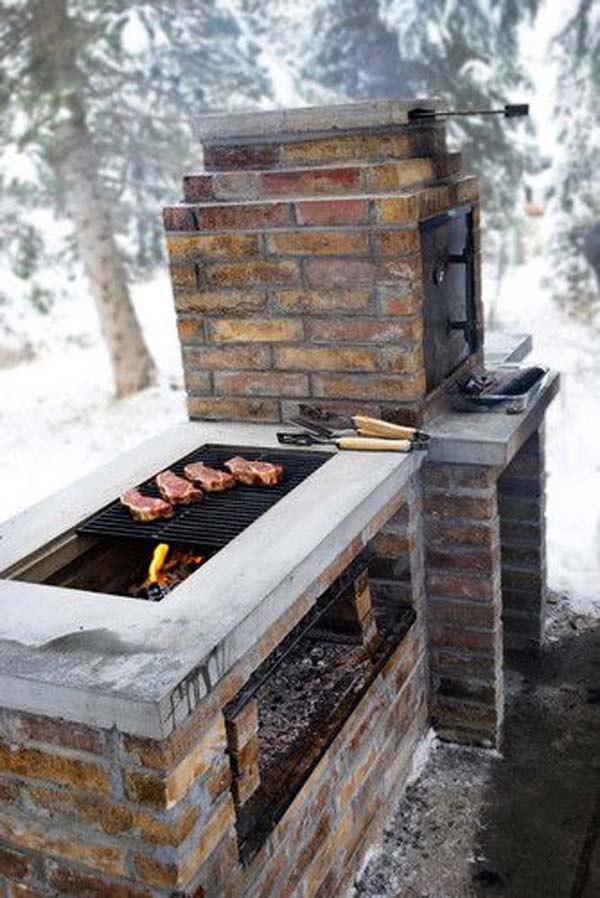 Outdoor Stone Barbecue Plans 106