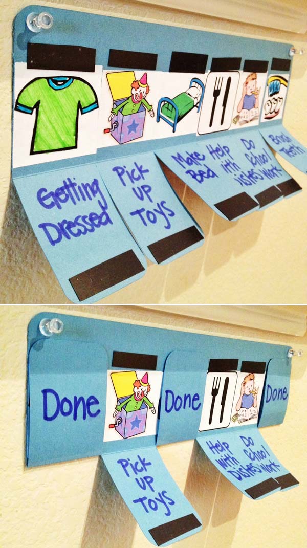 Lovely DIY Chore Charts For Kids Amazing DIY Interior Home Design