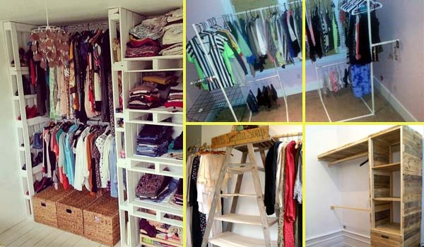 Low Cost Diy Closet For The Clothes Storage
