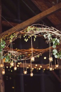 30 Creative DIY Ideas For Rustic Tree Branch Chandeliers - WooHome