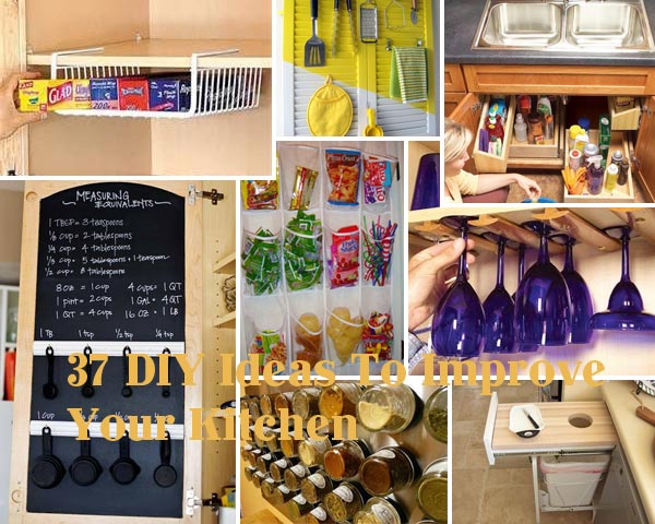 37 DIY Hacks and Ideas To Improve Your Kitchen - WooHome