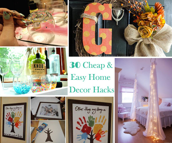 30 Cheap and Easy Home Decor Hacks Are Borderline Genius - WooHome