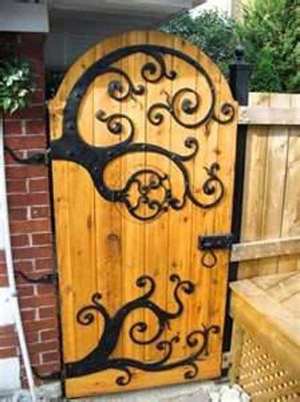 Beautiful Wood Front Doors ~ 22 Beautiful Garden Gate Ideas To Reflect ...