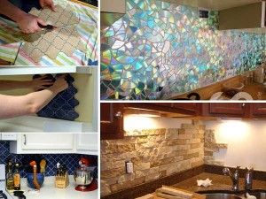 24 Low-Cost DIY Kitchen Backsplash Ideas and Tutorials - WooHome