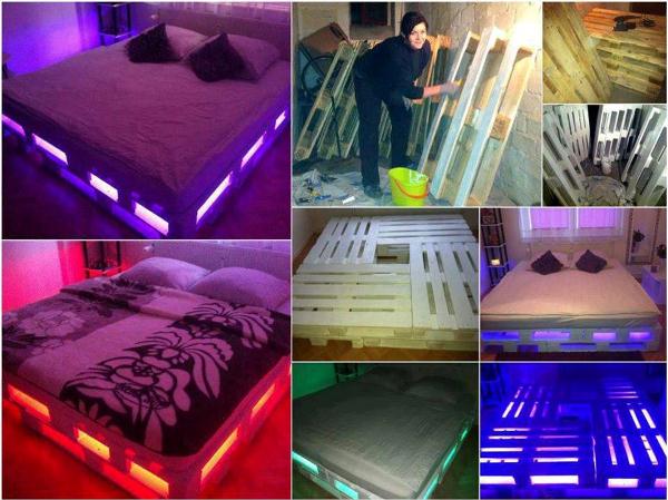 A Glowing Bed You Can Make Amazing DIY, Interior & Design