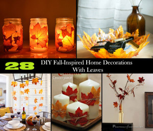 28 DIY Fall-Inspired Home Decorations With Leaves - WooHome