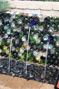 19 Easy DIY Ideas Decorate Outdoor Space with Wine Bottles - WooHome