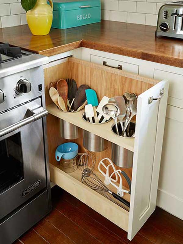 16 Easy Ideas to Use Everyday Stuff in Kitchen Organization - WooHome