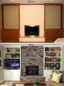 Top 21 Most Genius Ideas for Home Updates with Faux Stone - WooHome