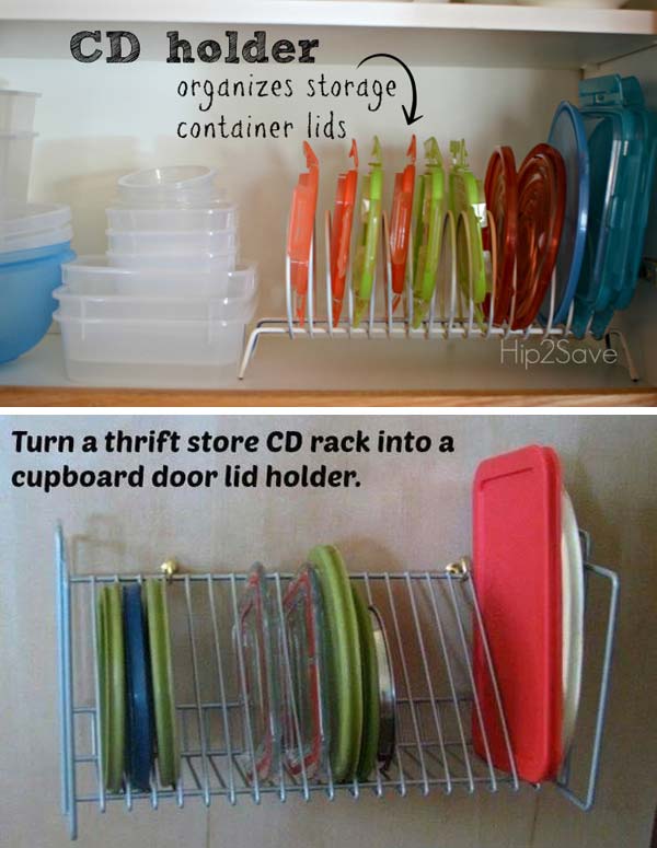 10 Clever Pot Lid Organizer Ideas - How to Store Pot Lids