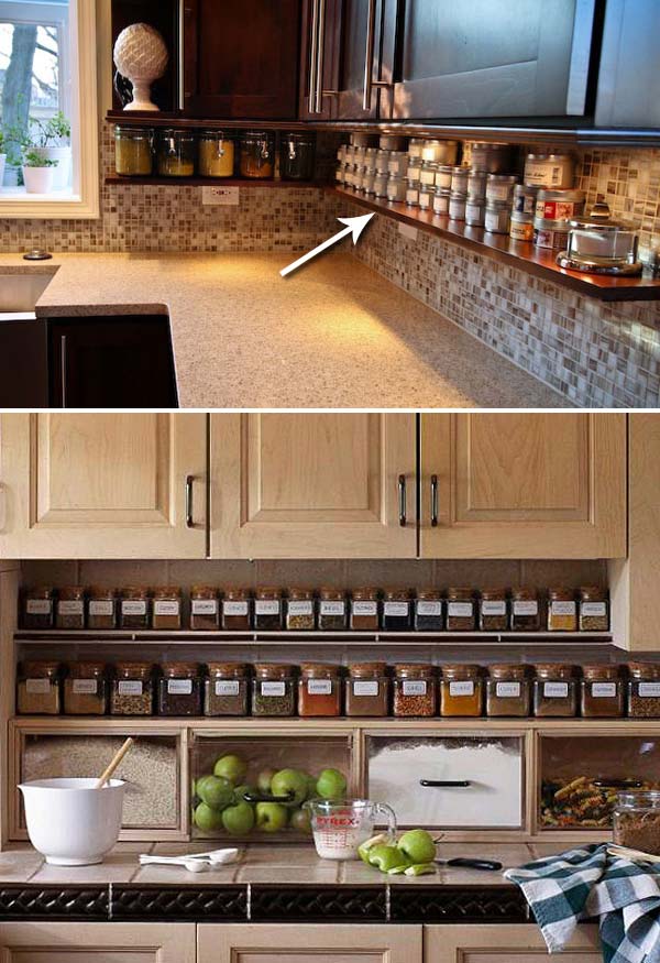 22 Ideas for Kitchen Appliance Storage to Keep Your Countertops Clutter  Free