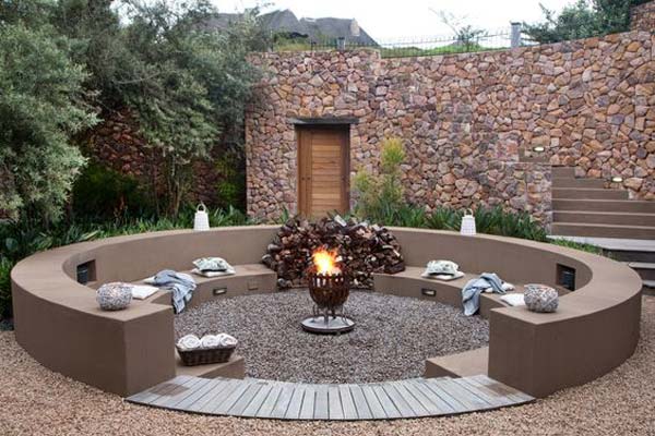21 Awesome Sunken Fire Pit Ideas To Steal For Cozy Nights Woohome