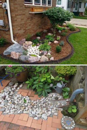 The Best 20 DIY Ideas to Create a Decorative Downspout Landscape