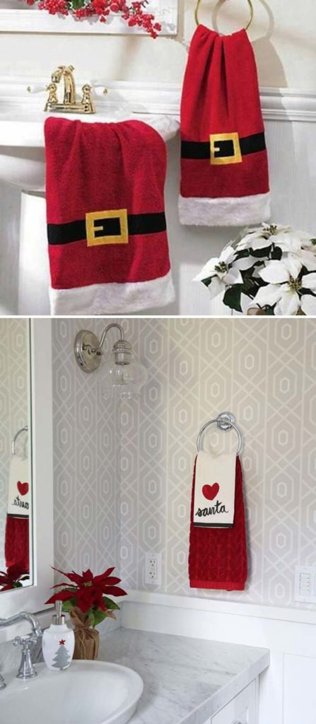 Top 31 Awesome Decorating Ideas to Get Bathroom a Christmas Look  WooHome