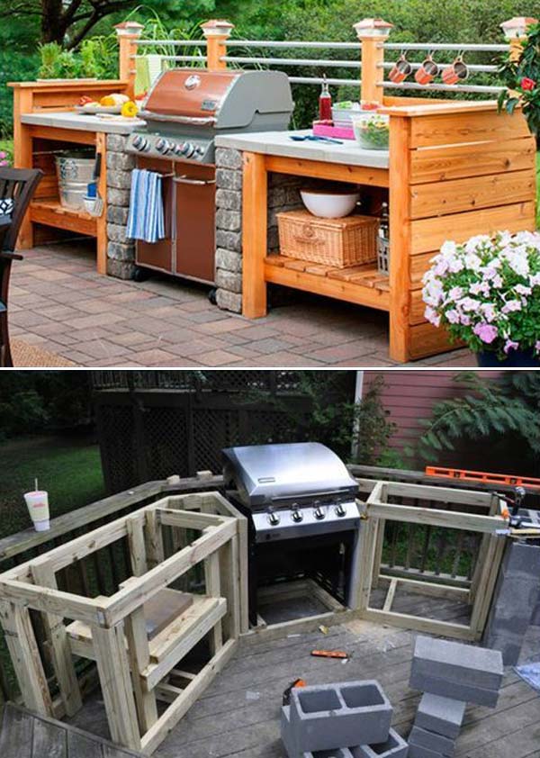 Diy Outdoor Grill Prep Table 12 Diy Grill And Bbq Island Plans This